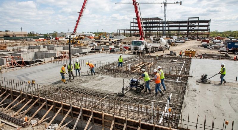 Commercial Slab Construction in South Richmond Hill, NY