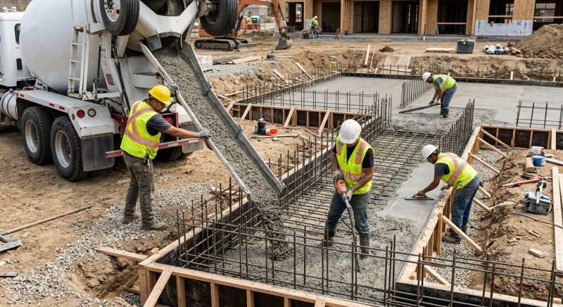 Foundation Wall Pouring in North Bergen, NJ