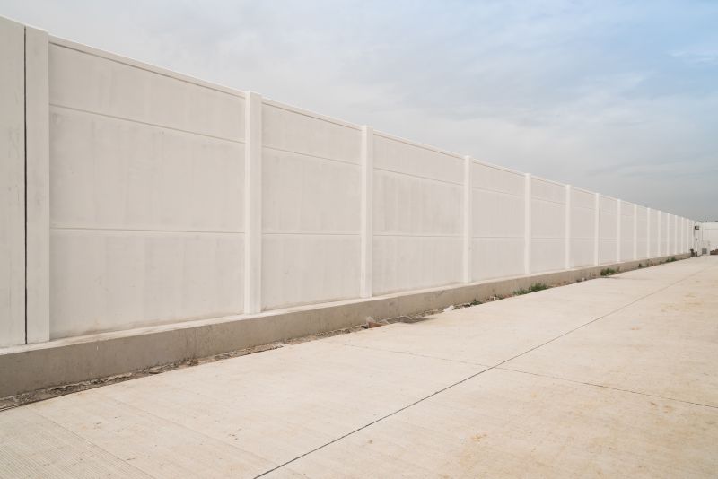 Concrete Fence Installation project example